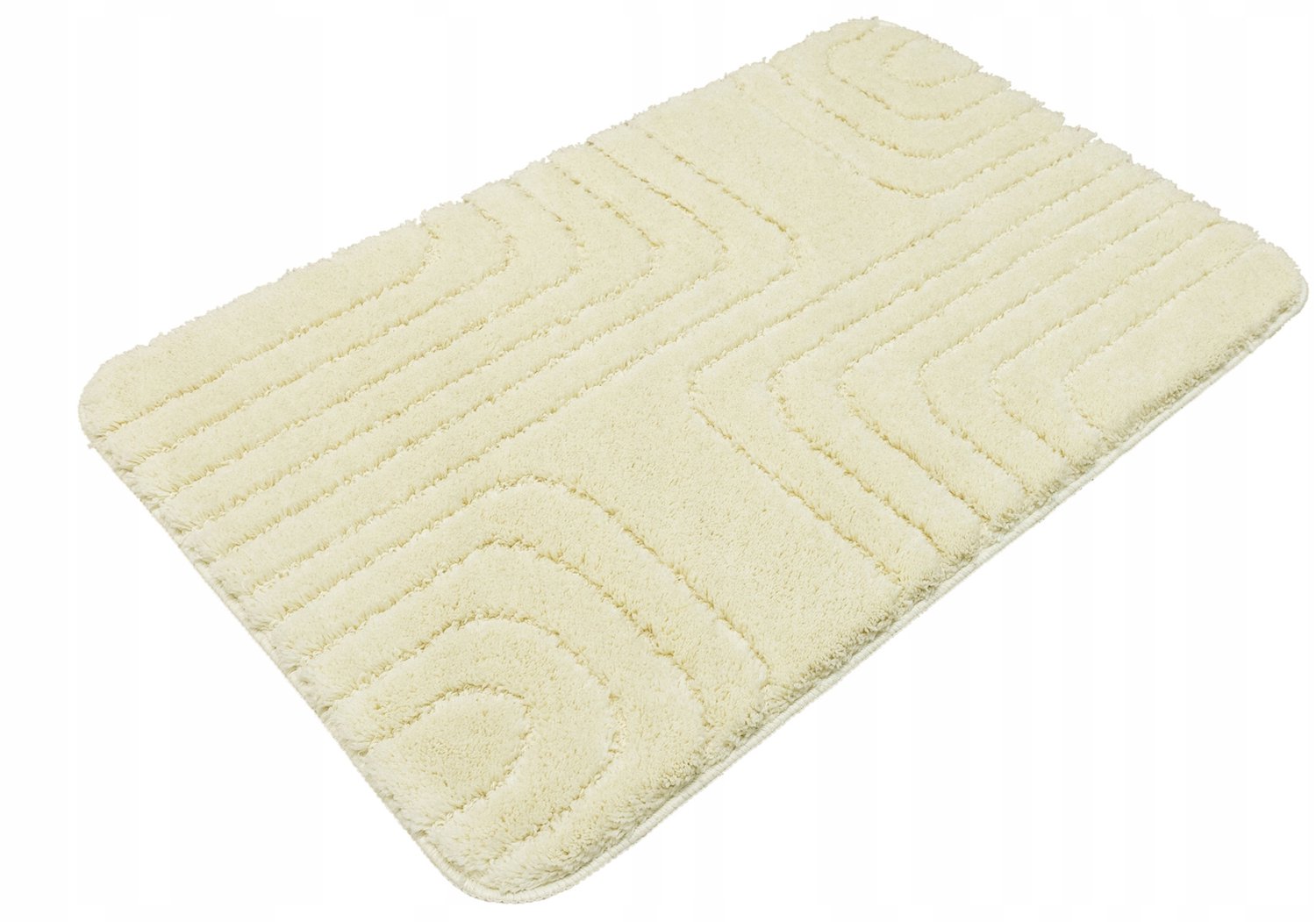 Aroya Cream Badkamermat 50x80 cm - Zacht, Antislip, Crème