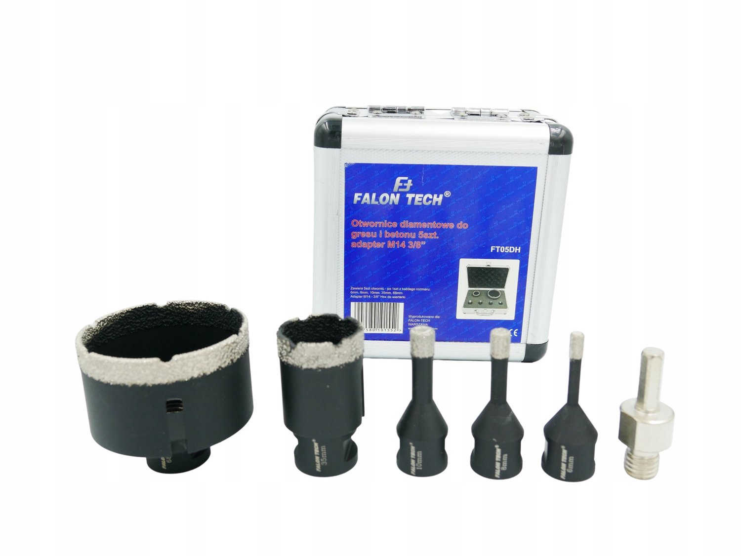 Diamantboren Set M14 voor Tegels & Gres - 5 Stuks