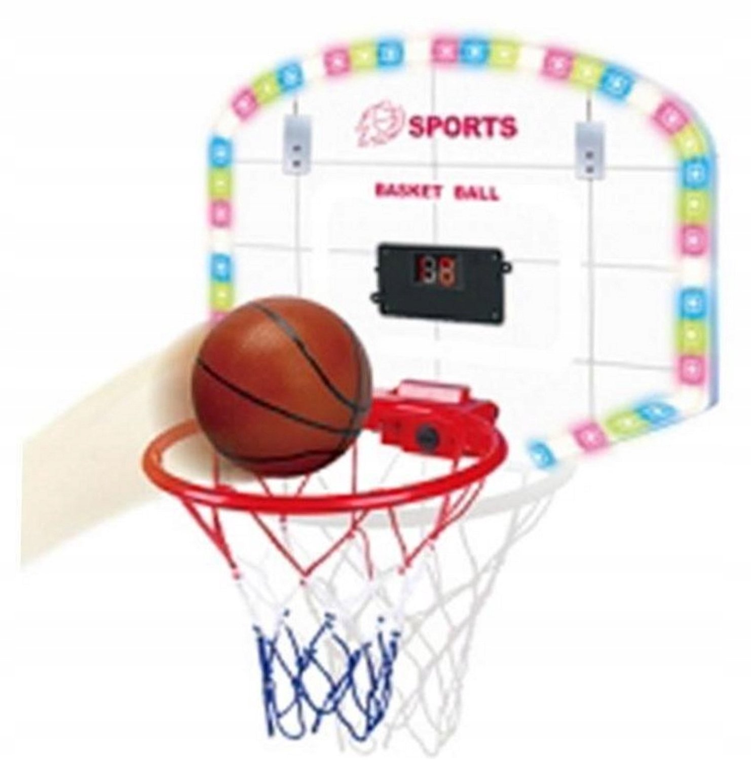 Basketbalbord Set met Bal en Pomp voor Kinderen