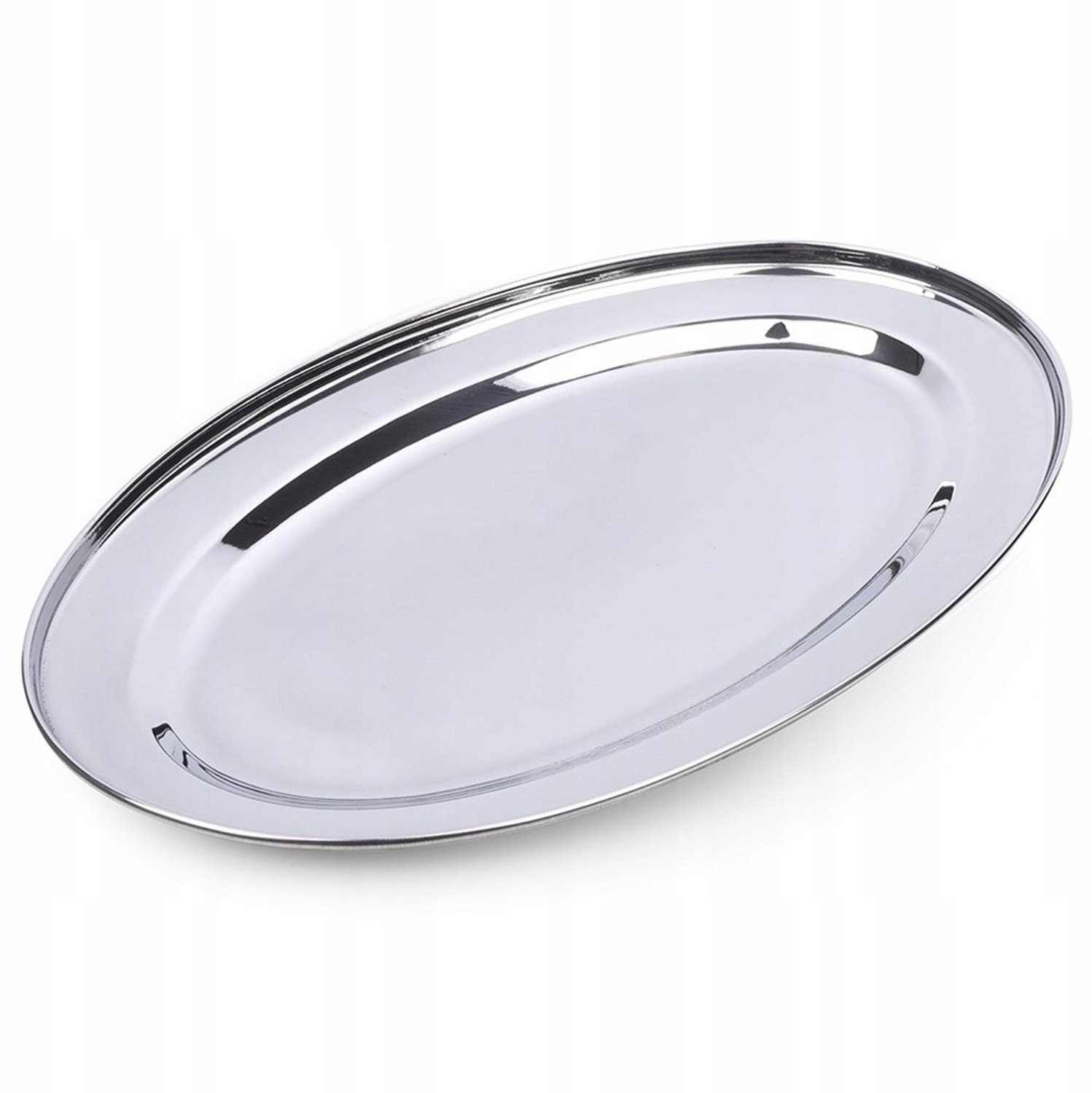 Ovale Serveerschaal RVS 39x26 cm - Elegant en Duurzaam
