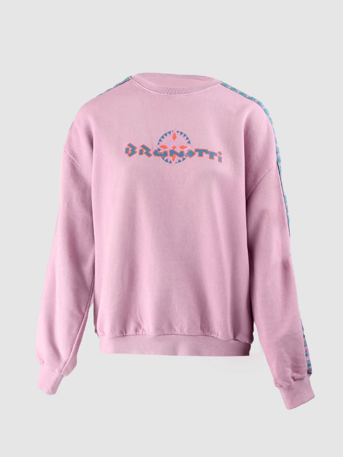 Brunotti ReWind Dames Sweater 100% Katoen Relaxed Fit XXL Mauve Mist