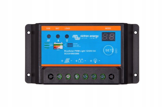 Victron BlueSolar PWM-Light 12/24V-10A van Victron — afbeelding 2