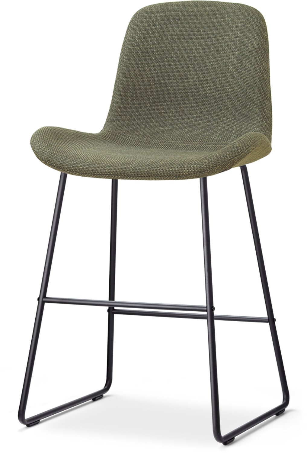 Nolon Nino-Fé barkruk forestgroen - zwart onderstel - 65 cm