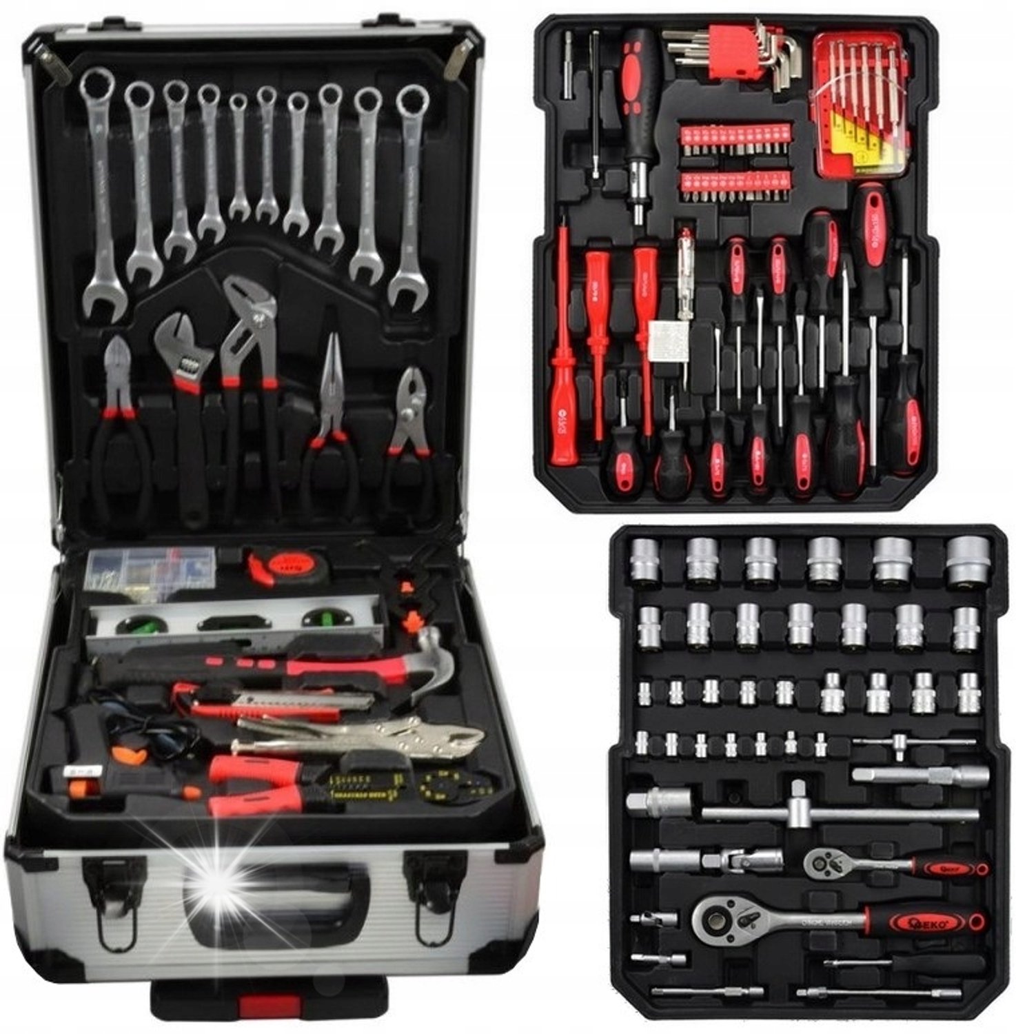 188-delig Gereedschapskoffer Set - Complete Werkplaatuitrusting