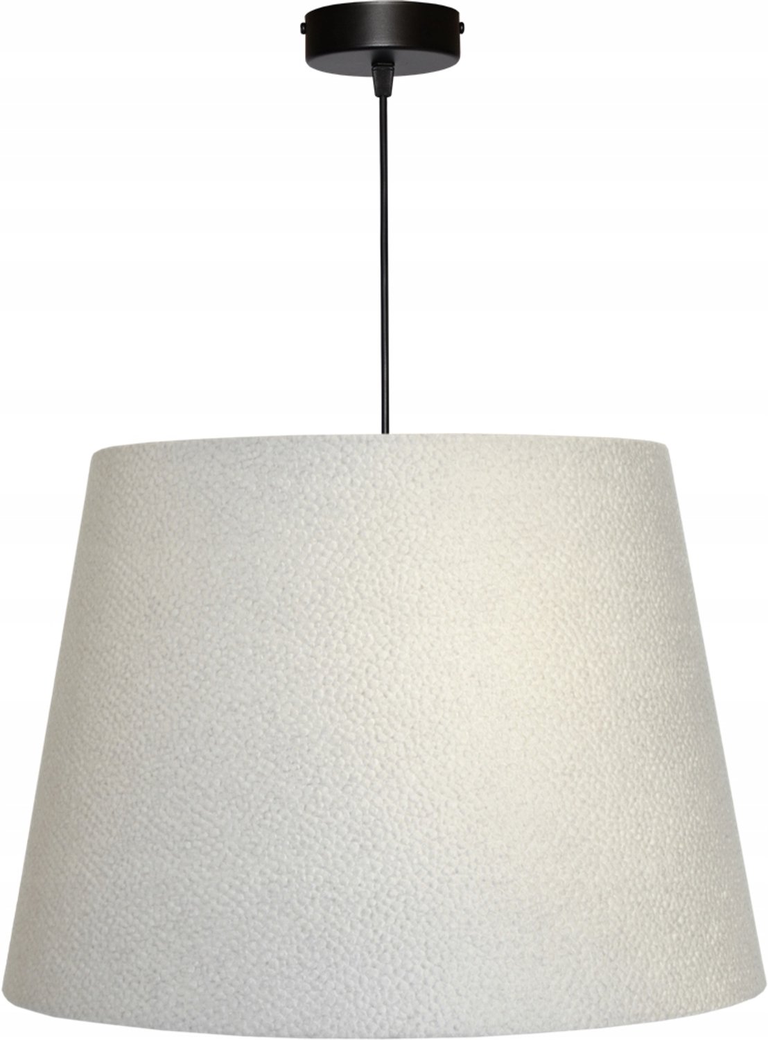 Hanglamp Kegel Wit E27 Stoffen Kap 30x40cm - Stijlvolle Verlichting
