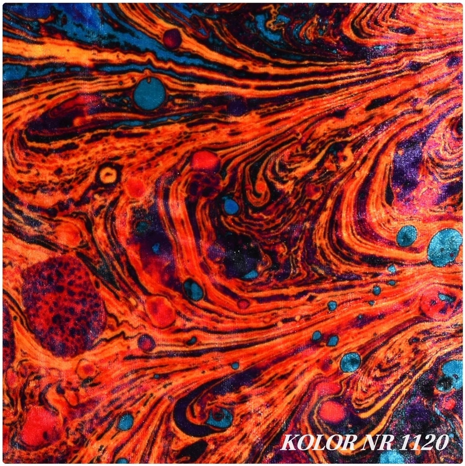 Hanglamp Lava Print E27 Pluche Stoffen Kap 30x40cm