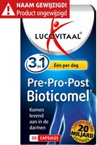 Lucovitaal Pre · Pro · Post Bioticomel 30 capsules