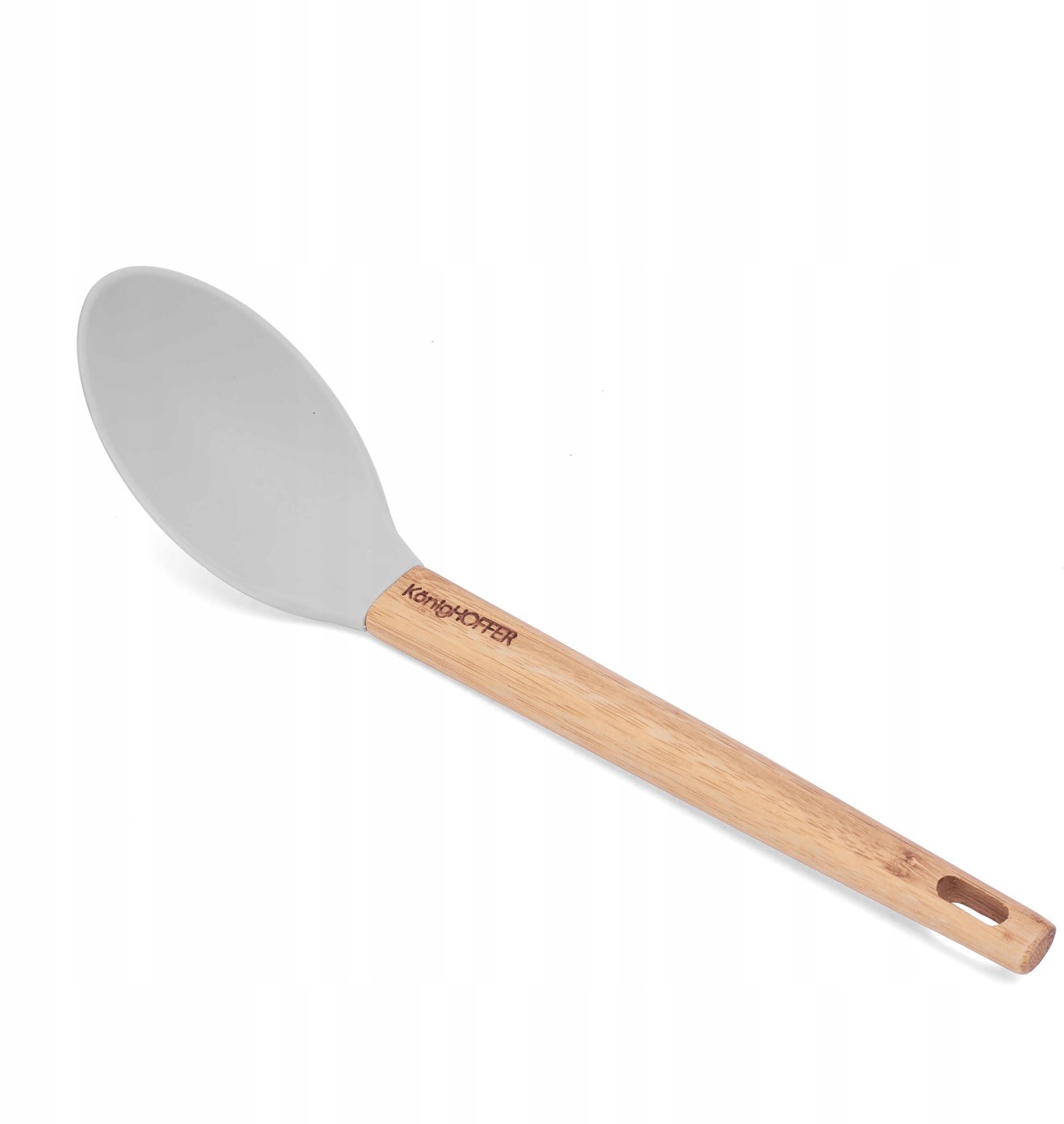 Konighoffer siliconen lepel met bamboe handvat, 30 cm
