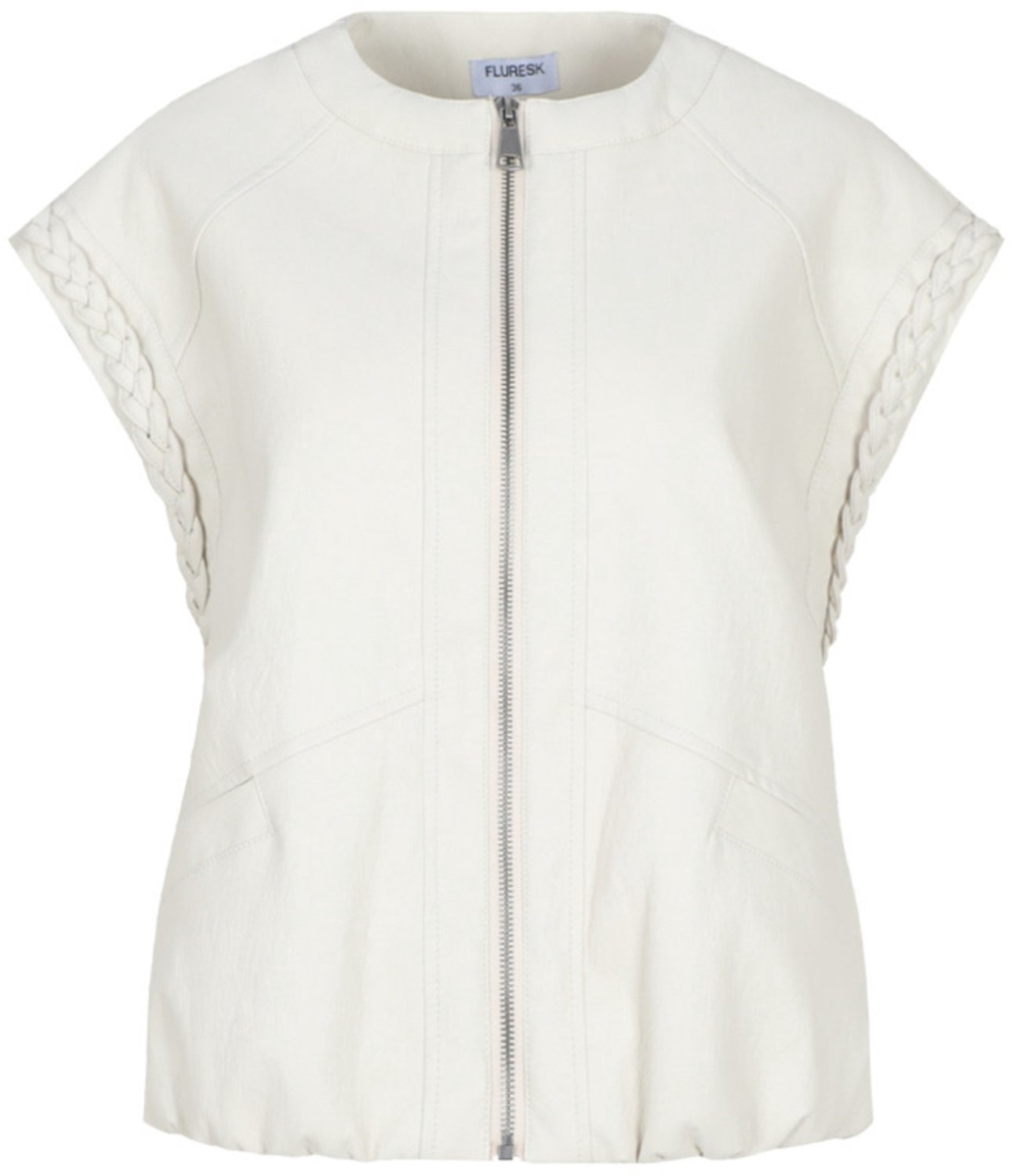 Fluresk Gilet Fauve Gilet 26wzf27 402 Wood Ash Dames Maat - 36