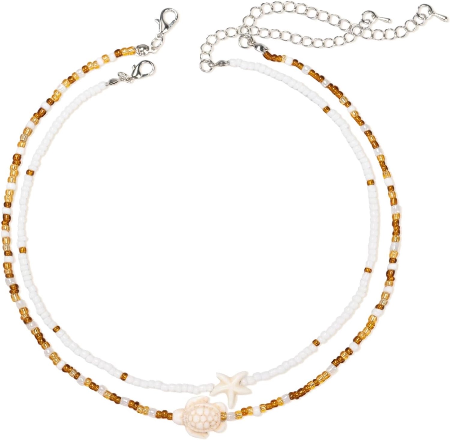 Bohemian Schelp Ketting voor Dames - Strandaccessoire voor Zomerlook, Vakantie en Casual Stijl
