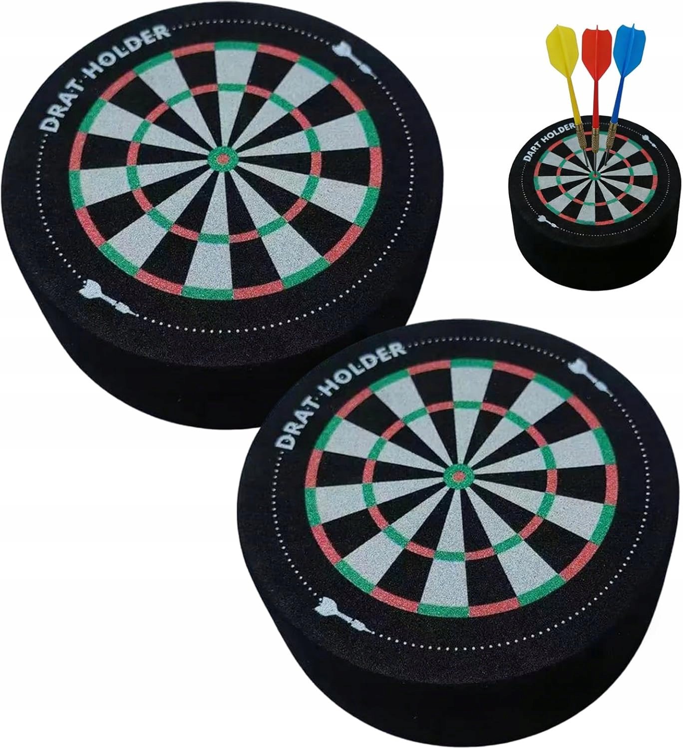 Set van 2 Dartpijl Houders - Dubbelzijdig, 10 cm