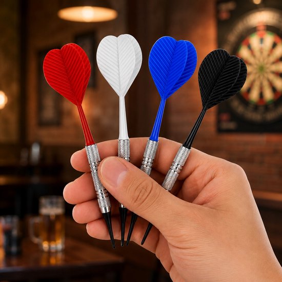 Dart Set: 12 pijlen + 200 reservepunten voor elektronisch bord van Dart — afbeelding 2
