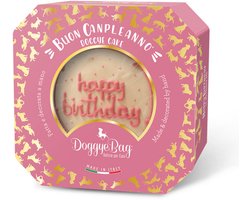 DoggyeBag Doggye Cake - Verjaardagstaart voor honden - Roze - 120 g