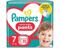 Pampers - Active Baby Luierbroekjes Maat 7 (15+kg) - 3 x 32 stuks - Voordeelverpakking
