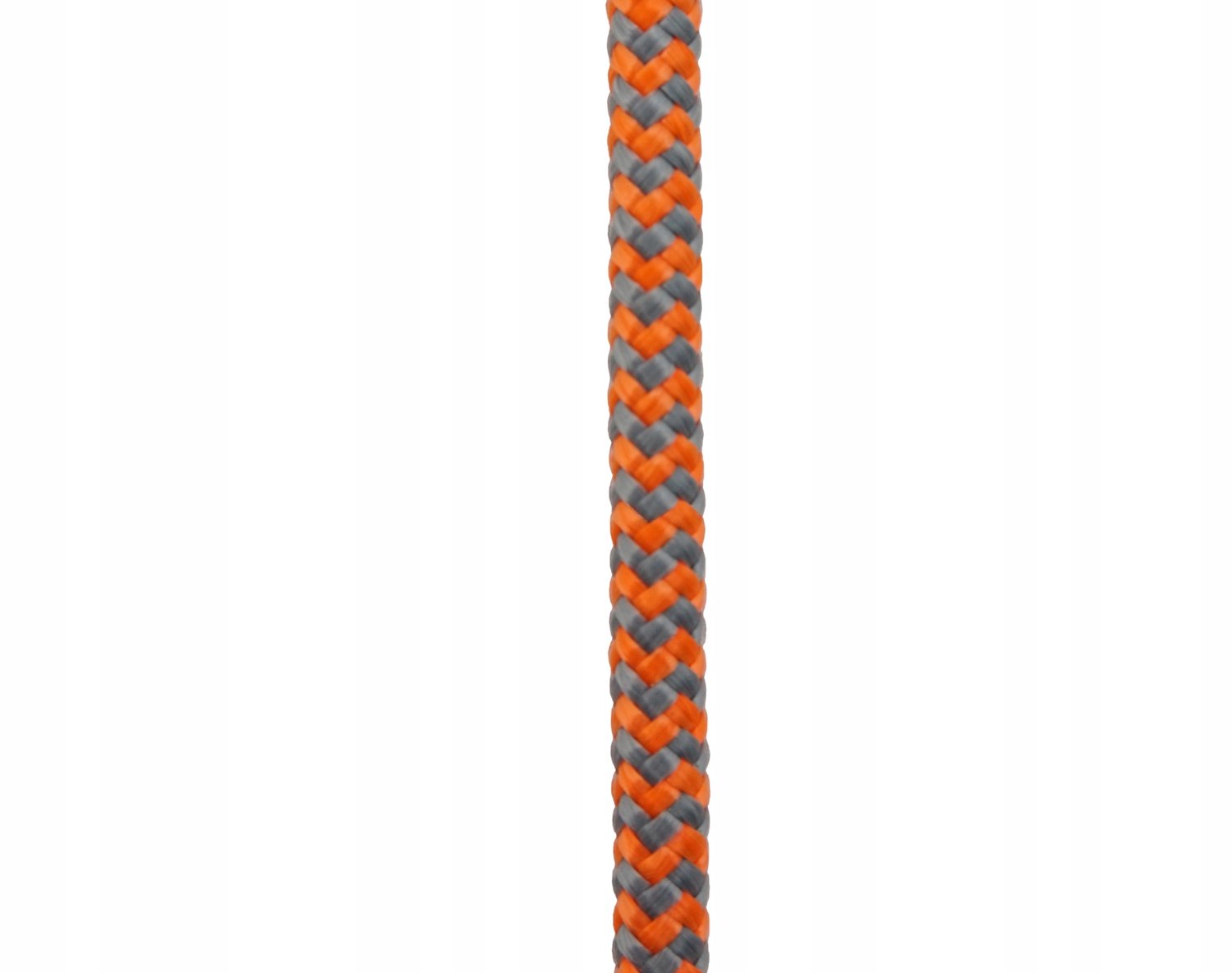 Sterk Dyneema Zeilkoord 4 mm - Oranje/Grijs - UV-bestendig
