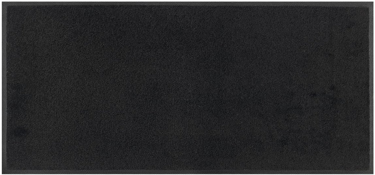 Famanu Deurmat - Houdt vuil buiten en beschermt je vloer - Duurzaam polyamide materiaal - Zwart 75 x 35 cm Antraciet