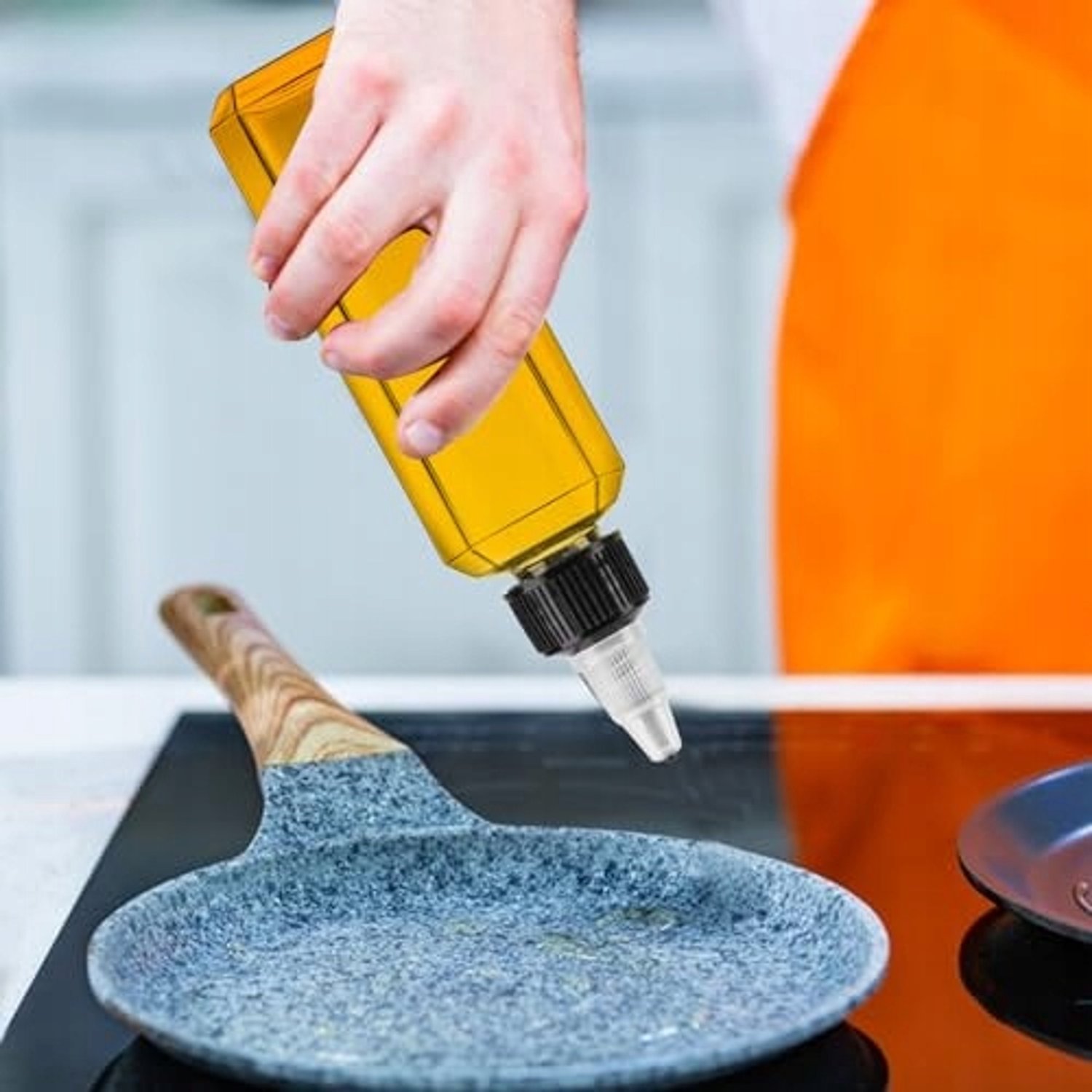 6x Merkloze Doseerflessen 100ml voor Olie & Azijn met Regelbare Stroom