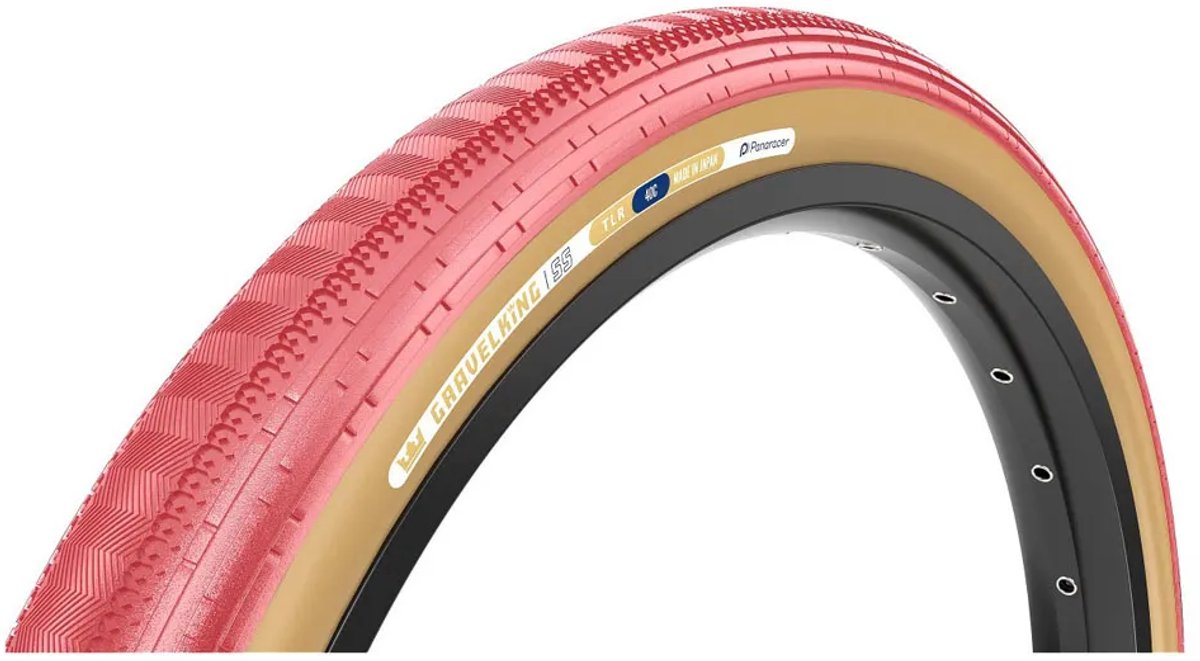 Panaracer Gravelking Semislick Tubeless 700c X 40 Gravelband Roze 700C x 40