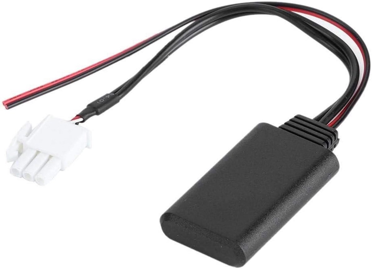 Bluetooth Audioadapter - Muziekontvanger - Draadloos Muziek Streamen - Plug and Play Installatie - 3-pins AUX - Zwart