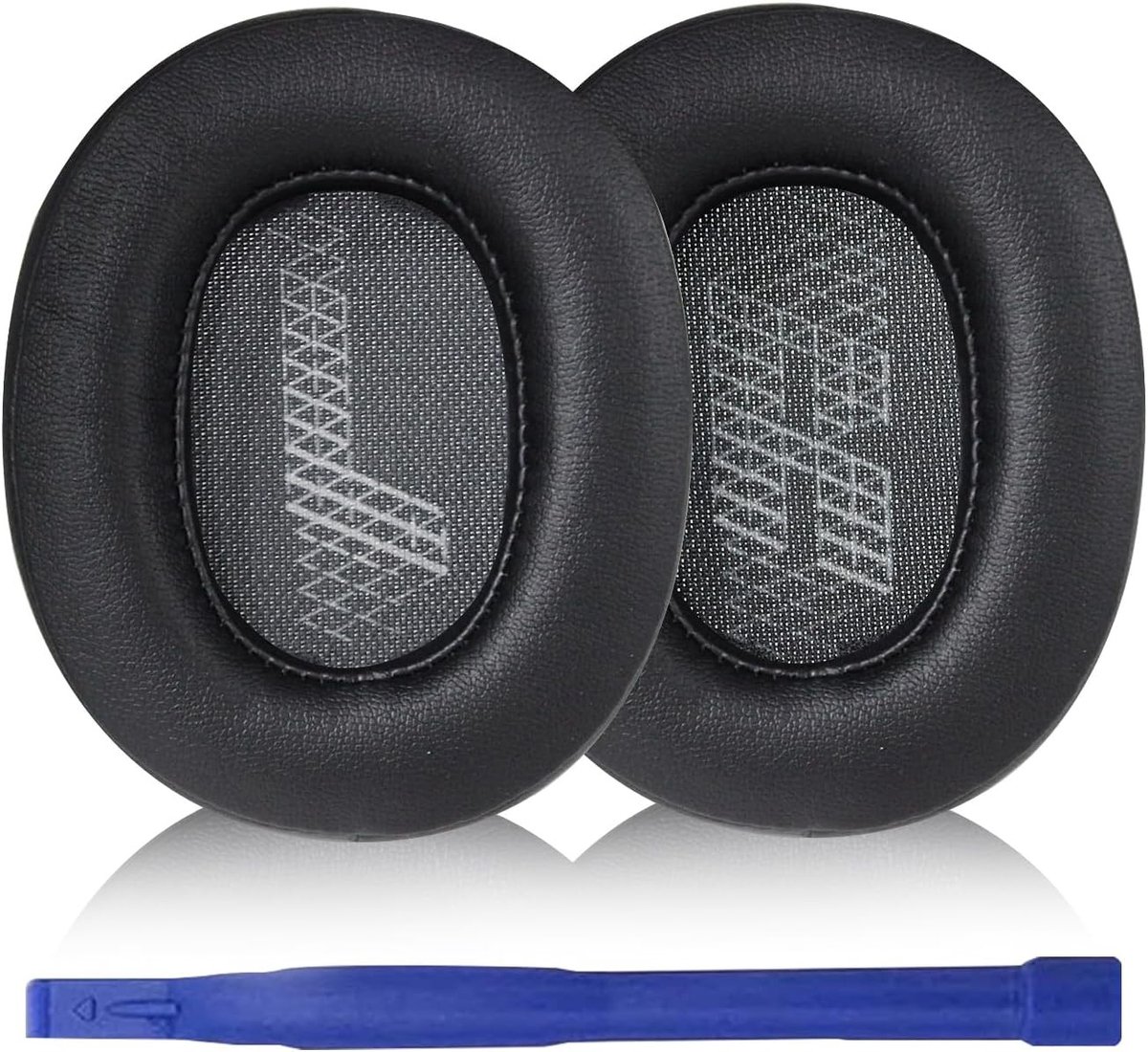 Comfortabele Oorkussens voor JBL LIVE 500BT - Zwart PU Leer, Ideaal voor Muziek en Geluidservaring