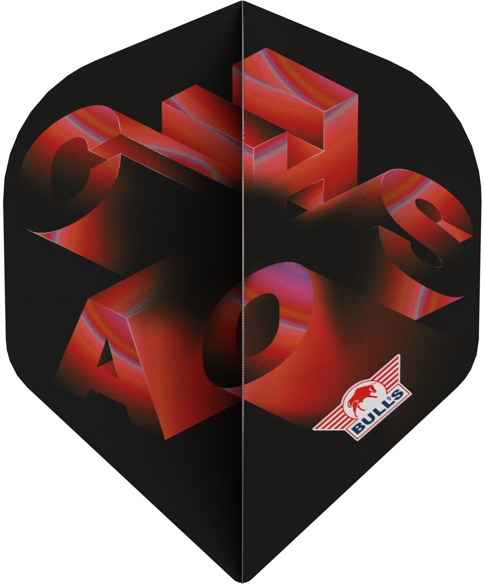 Bull's Chaos Red NO2 - Dart Flights