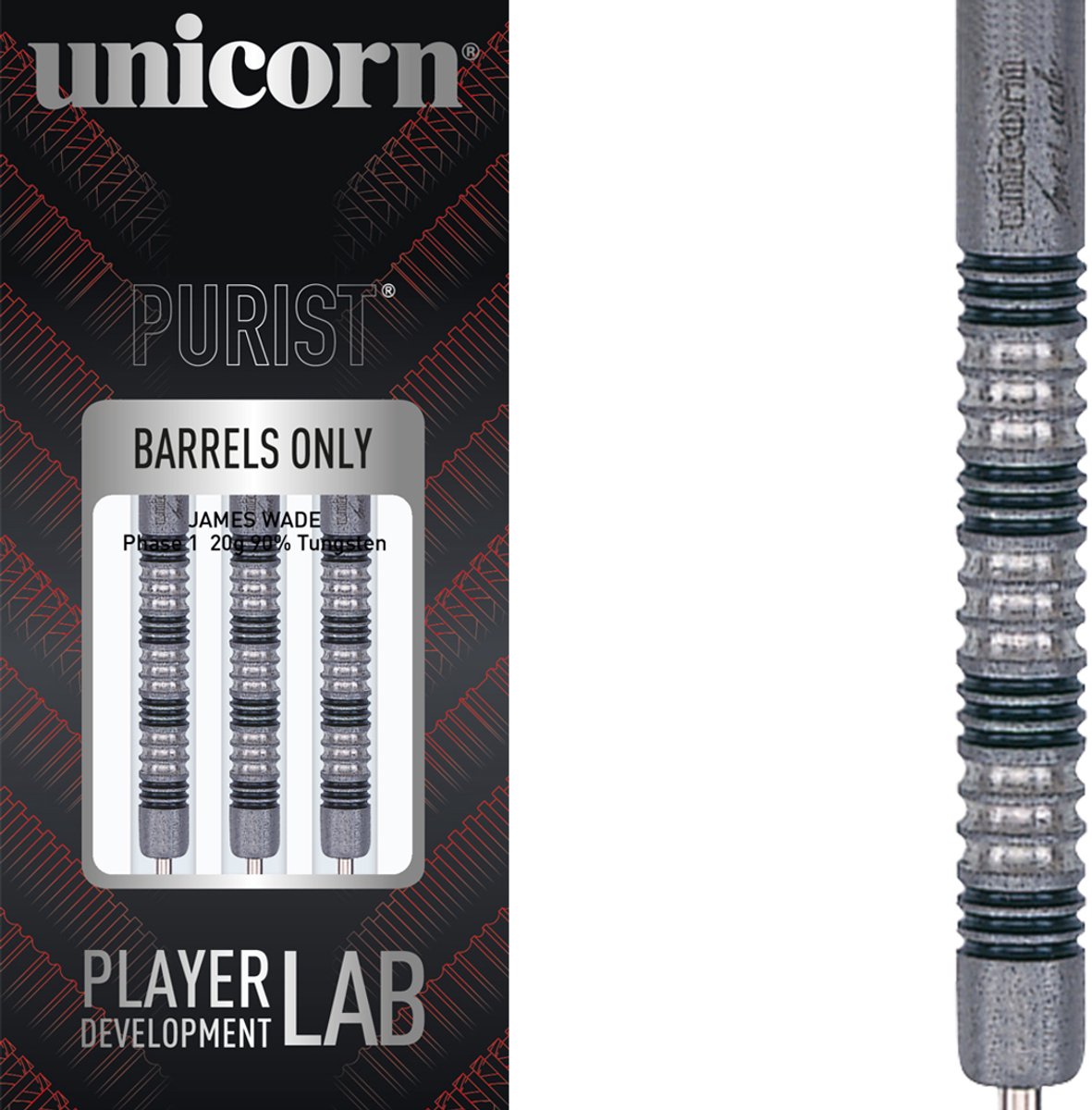 Unicorn Purist James Wade Phase 1 90% - Dartpijlen