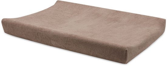 Jollein - Aankleedkussenhoes Badstof 50x70cm - Zachte Hoes Baby Aankleedkussen - Milky Coffee — afbeelding 2