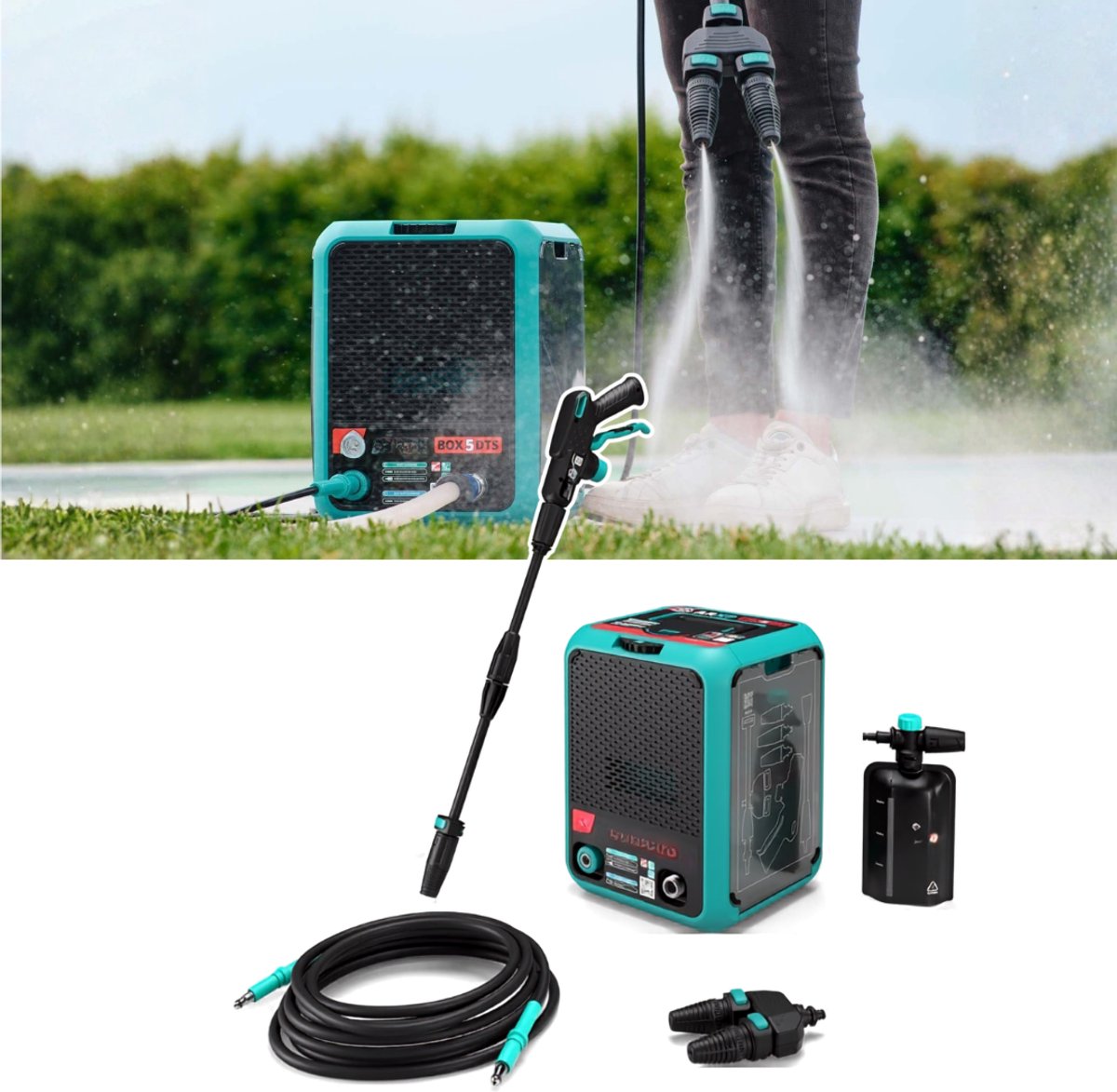 CRLYN® Hogedrukreiniger – Hogedrukspuit – Terrasreiniger