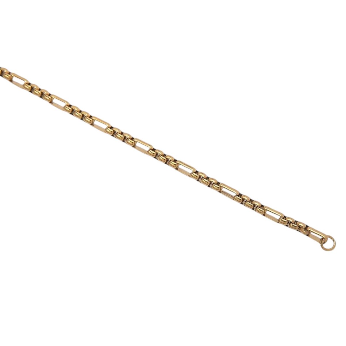 Stalen Fantasie Jasseron Ketting Goudkleurig RVS – 3.5mm - 55cm