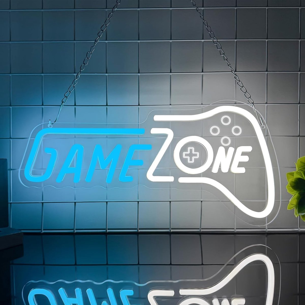 Game Neon Licht Teken - Spel Zone - Acryl en Kunststof - Voor Gaming Ruimtes