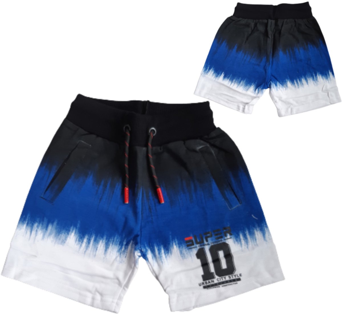 Jongens jog short blauw - Blauw - 98/104