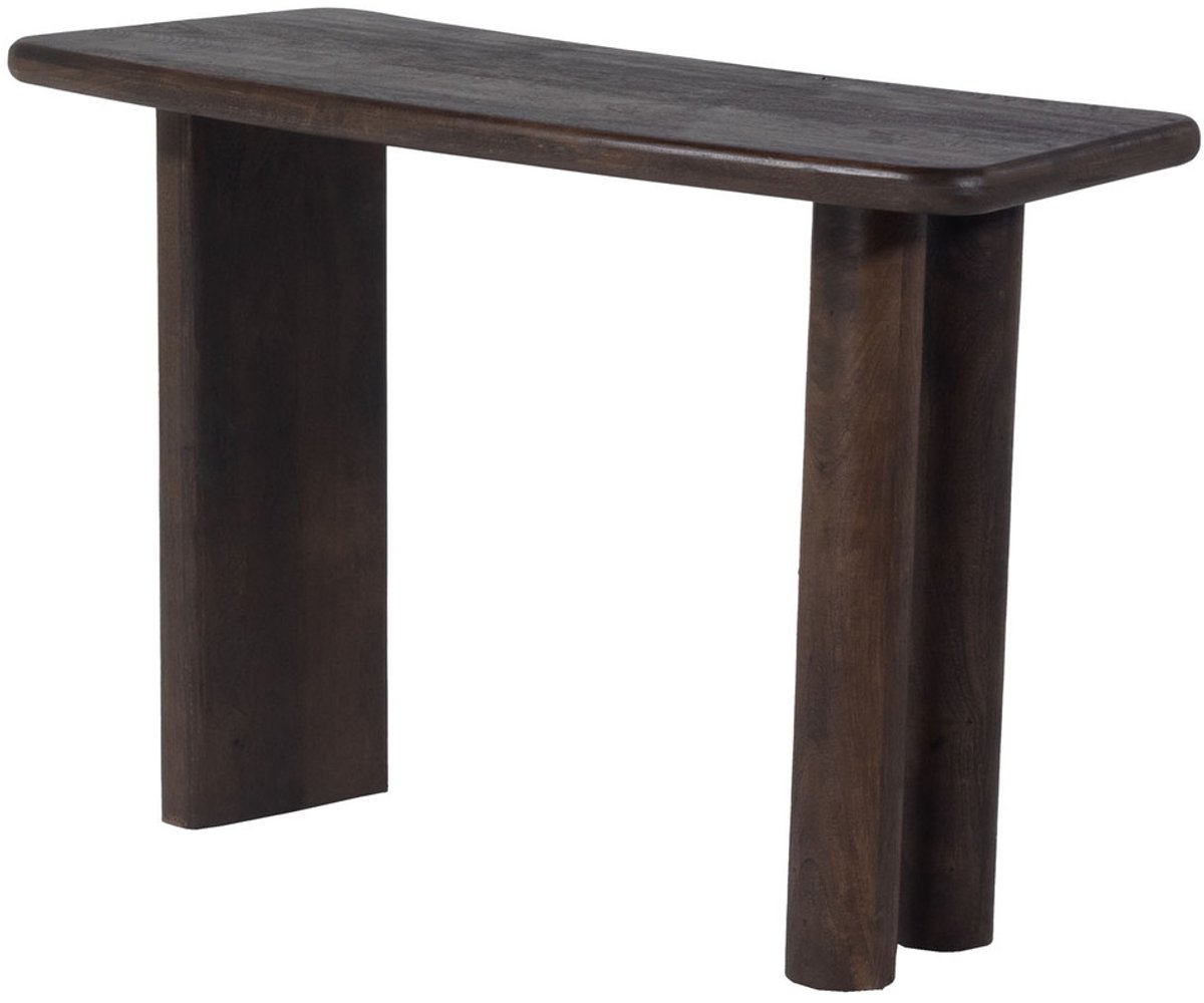 Giga Meubel Sidetable Rumi - Bruin Mangohout - 113x44x76cm