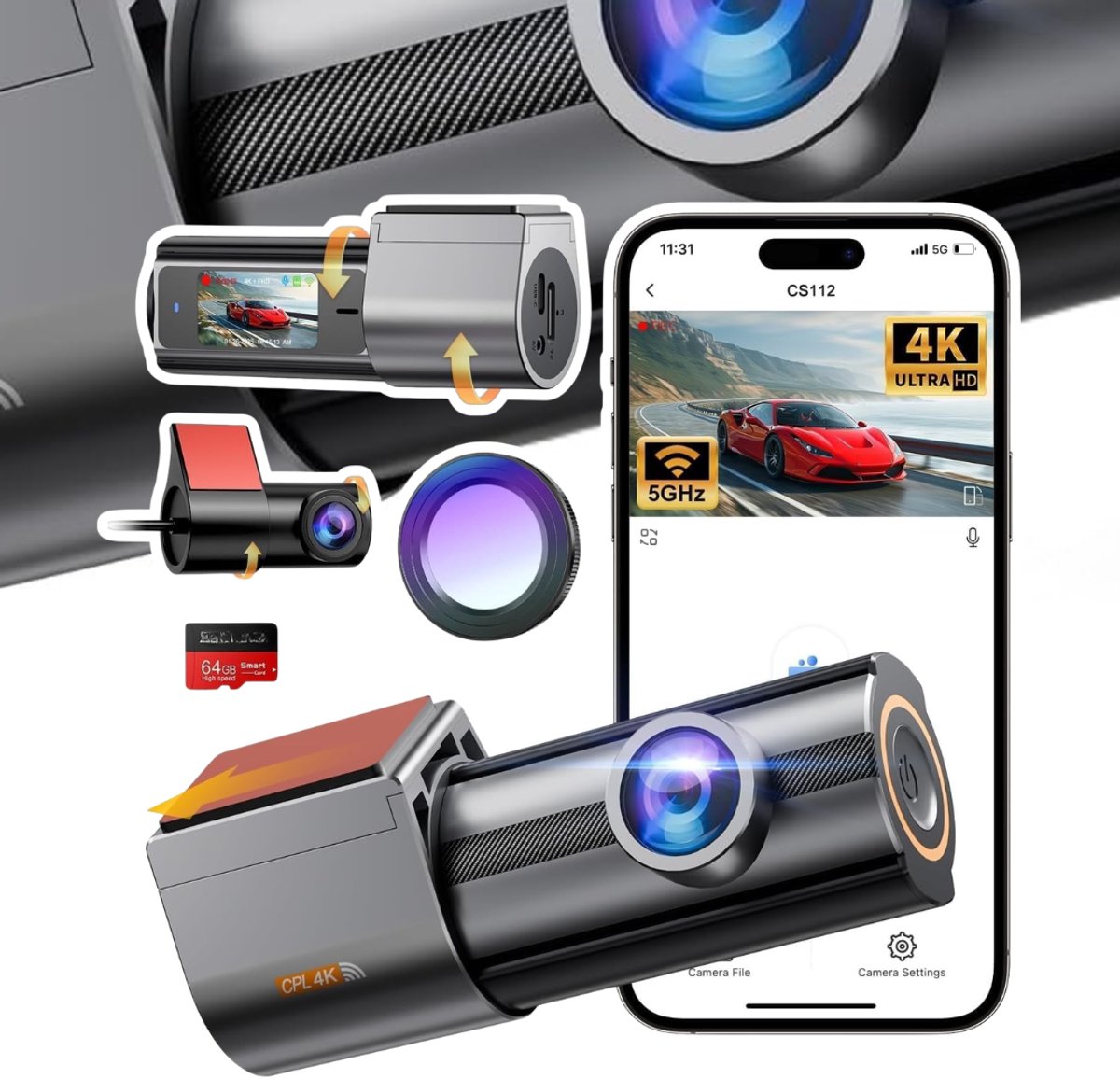 CRLYN® Dashcam Auto – Auto Camera – Dashcam
