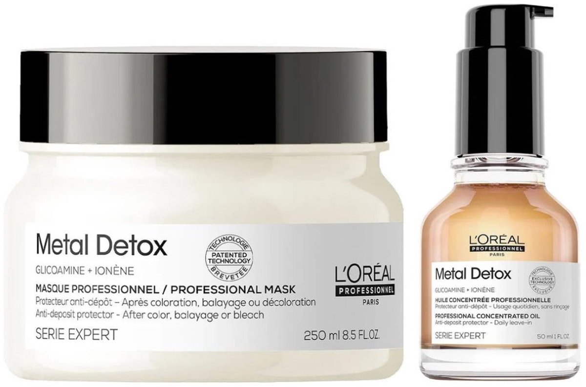 L'Oréal Professionnel - Metal Detox Mask + Oil Set - 250+50ml