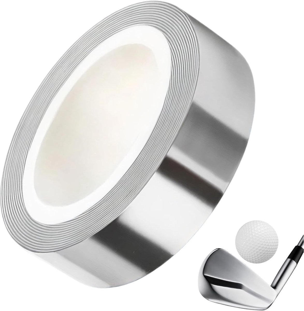 Zelfklevende 30 g Lood Tape voor Golfclubs en Tennisrackets - Verstelbare Gewichtsband voor Vissen en Pickleball, 10.7 x 1.2 cm, Ideaal voor Sportaccessoires en Gewichtstoename