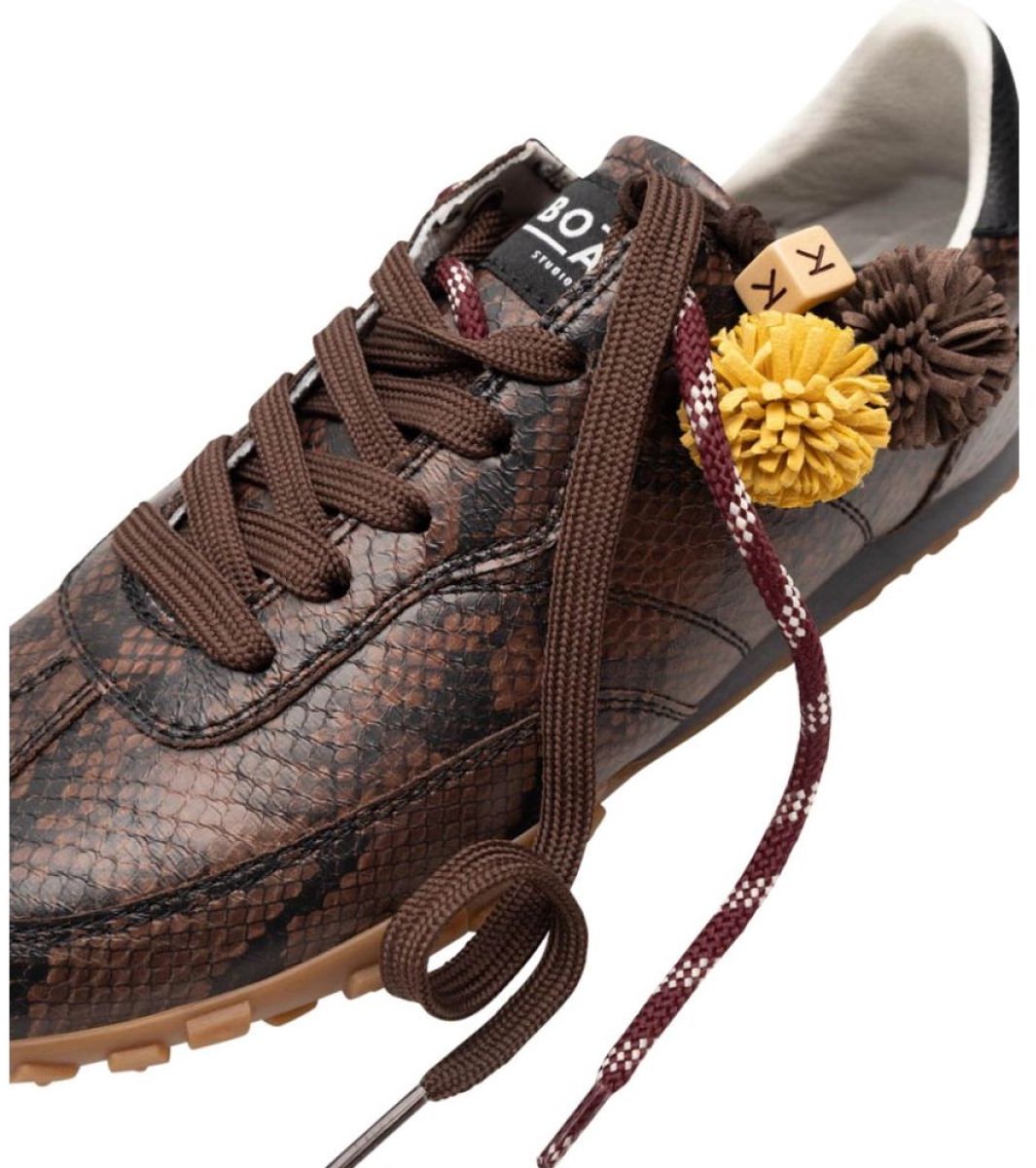 Boax Studio -Dames - bruin donker - sneakers - maat 41