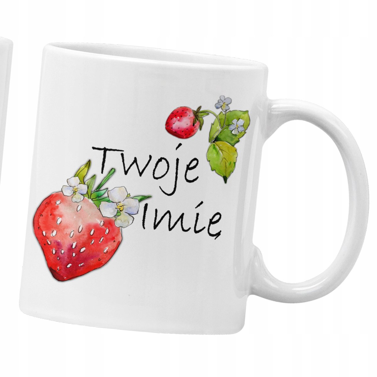 Merkloze Mok met Naam - Uniek Cadeau met Fruitprint