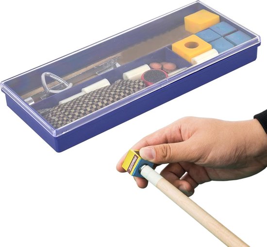 Biljartkeu Reparatieset - Keu Onderhoud - Pooltafel Onderhoud - Inclusief Krijt & Klem - 10 Cm Klem - Niet gespecificeerd — afbeelding 5