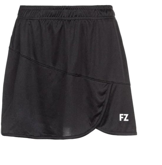 Zwarte FZ Forza tennisrok met FZ logo op de zoom.