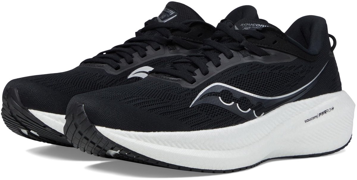 SAUCONY TRIUMPH 21 Hardloopschoenen Indigo 12 Zwart