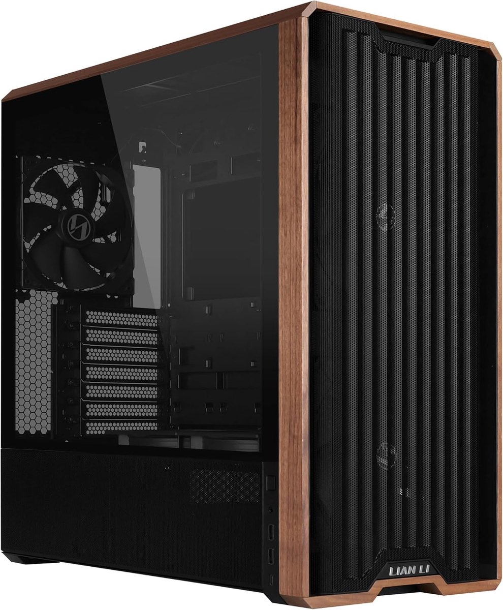Computer Behuizing - Mid Tower PC - Component Bescherming - 5 Voorgeïnstalleerde Ventilatoren - Mid Tower - Zwart