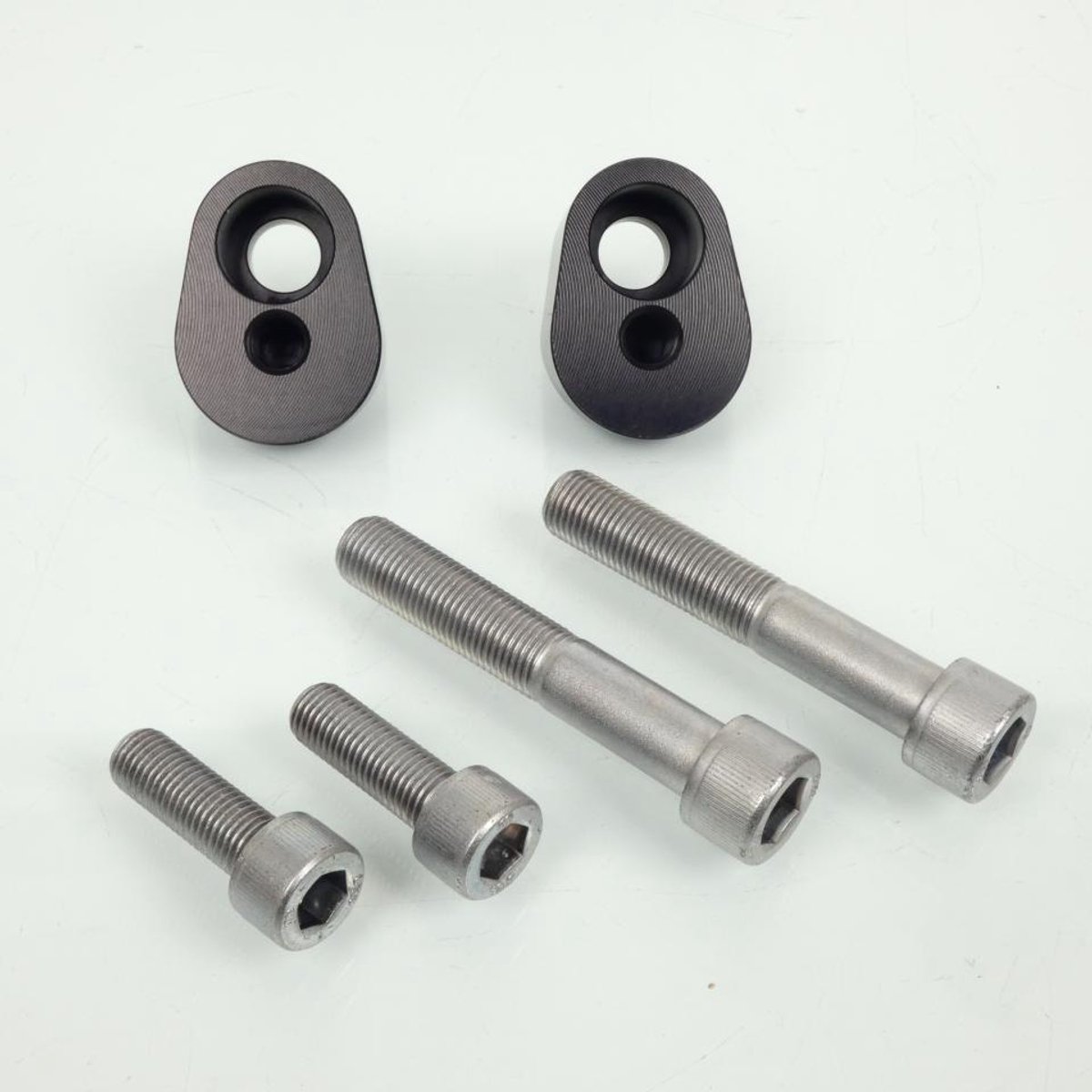 Kit montage tampon pare carter LSL pour moto Honda 1000 CBF 2010 à 2016 Neuf Noir / Gris