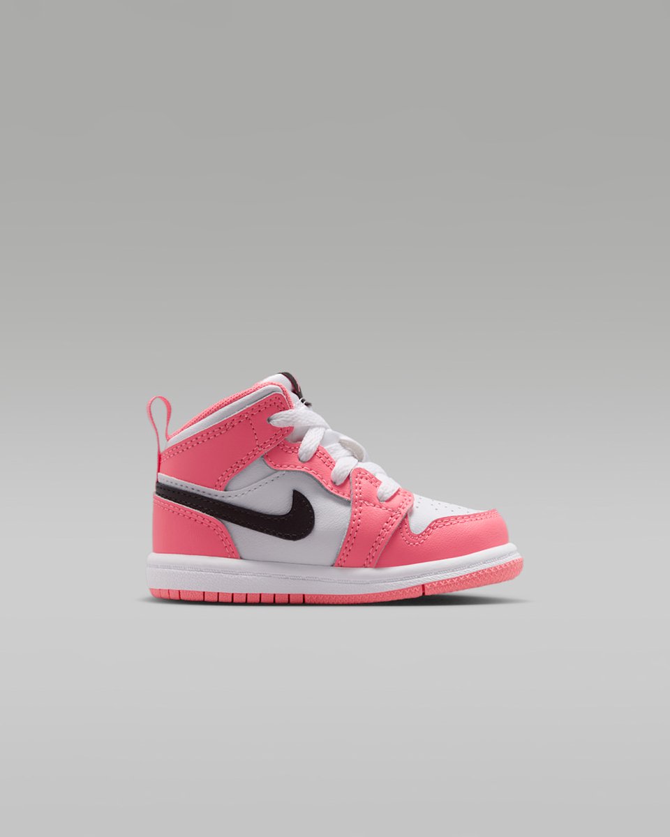 Nike Jordan 1 Mid TD Babysneakers – Gaze/ – Jordan Lifestyle Roze