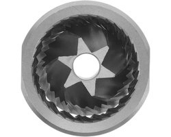 Koffiemolen Maalschijven - Espresso Molensteen - Consistente Maling - Roestvrij Staal - 38x22 mm - Zilver