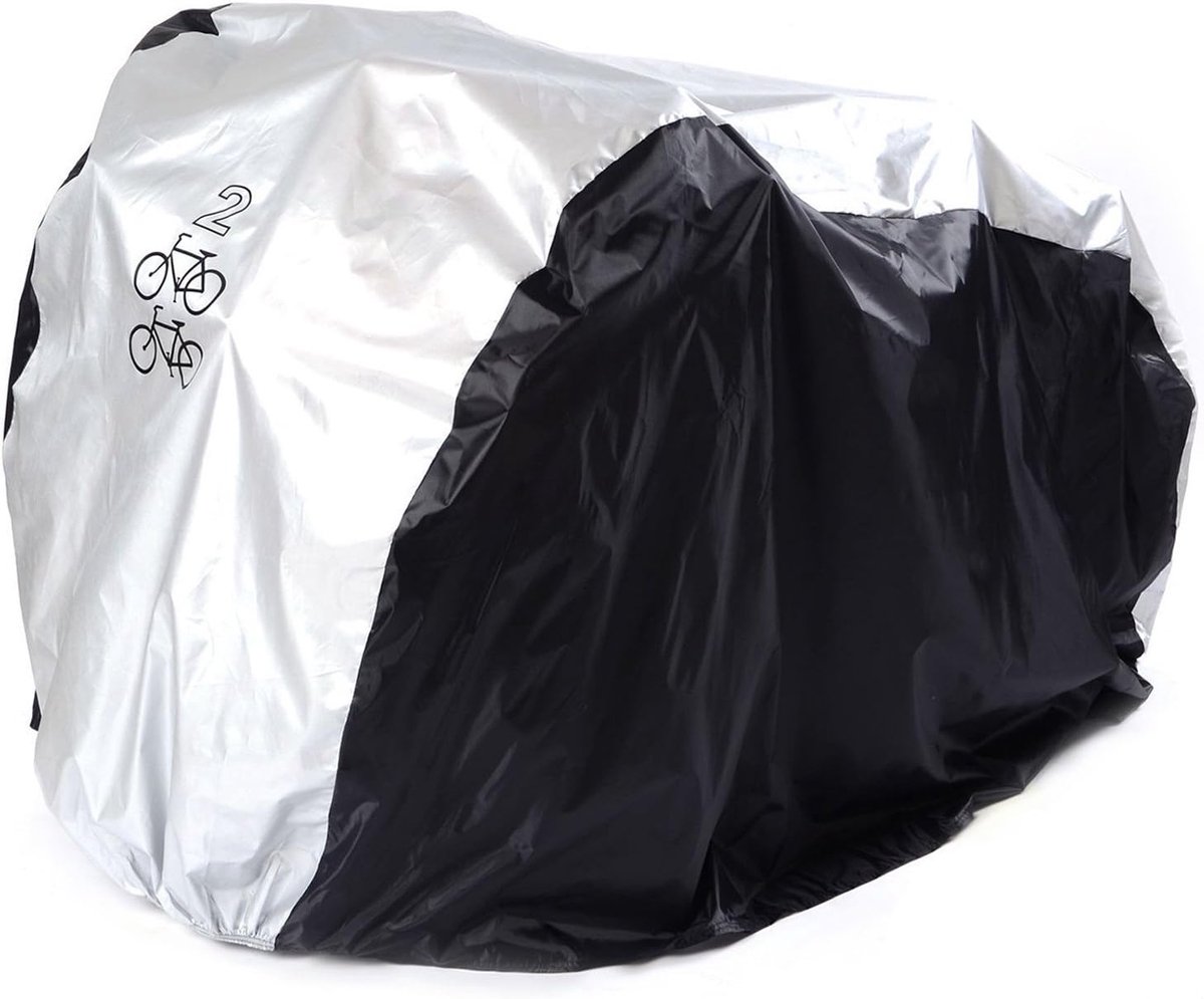 VHV - Fietshoes - Beschermhoes voor 2 fietsen - Waterbestendige hoes 200 x 75 x 110 cm