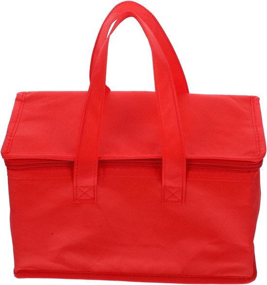 Lunchtas Isolatiezak - Bento Houder - Warmtebehoud Op Reis - Grote Opslagcapaciteit - 4 Stuks - Rood — afbeelding 5