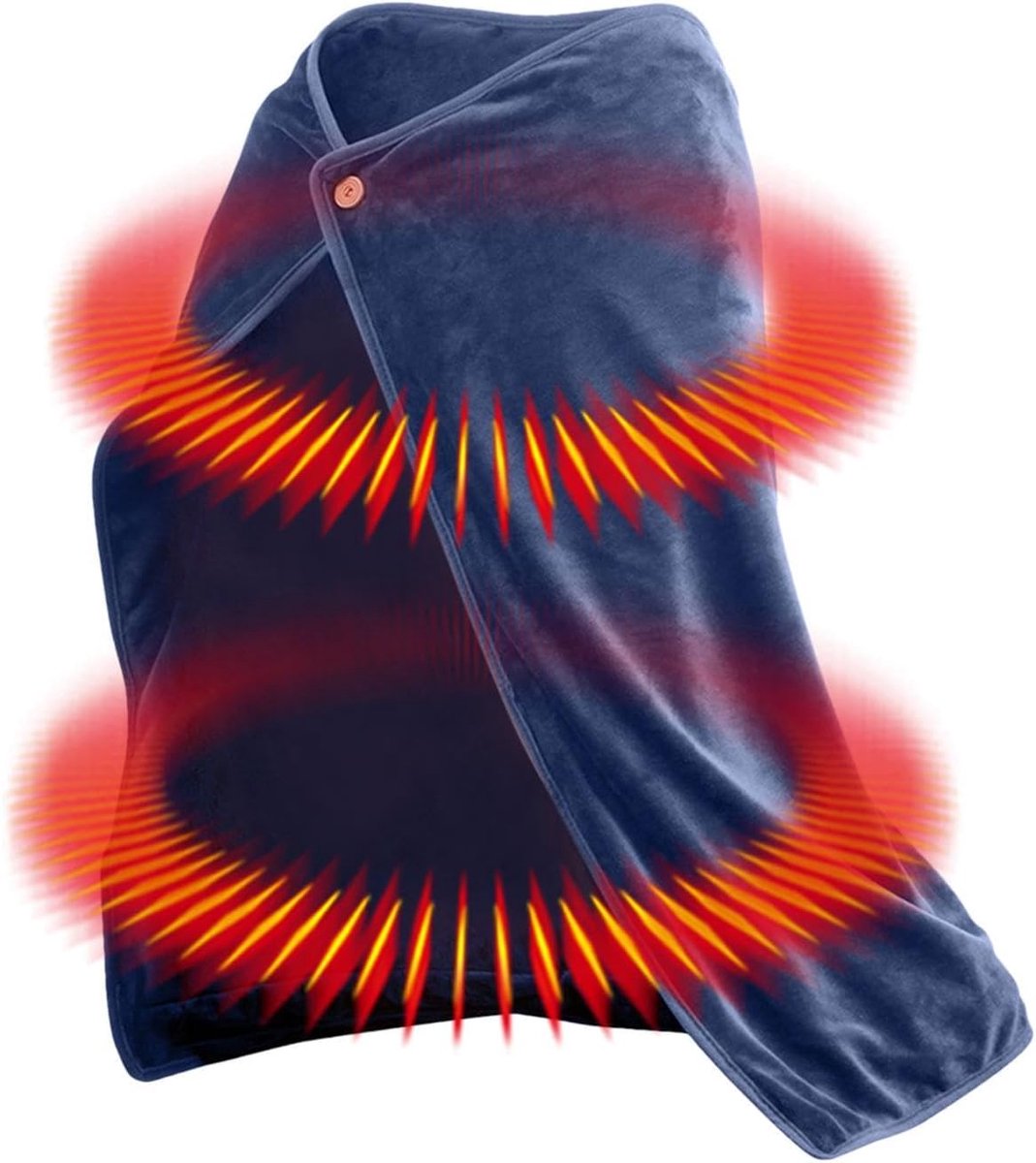 Elektrische Verwarmingsdeken - Verwarmingskussen - Warm en Gezellig - USB Verwarming - 37.4 x 28 cm - Marineblauw
