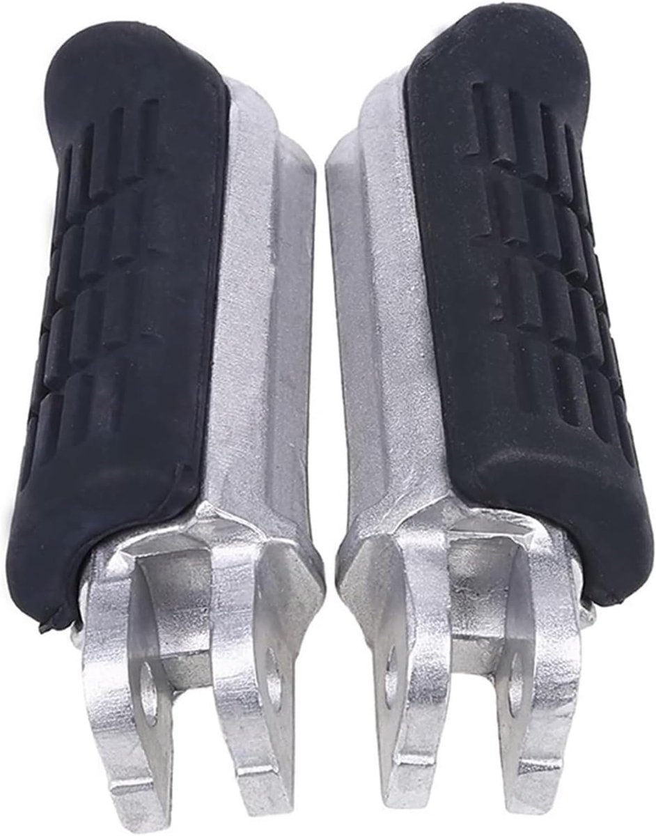Motorfiets Voetsteunen - Motorsteunen Pedaal - Comfortabel Rijden - Maximaliseert Contactoppervlak - 8 mm Gat - Zwart