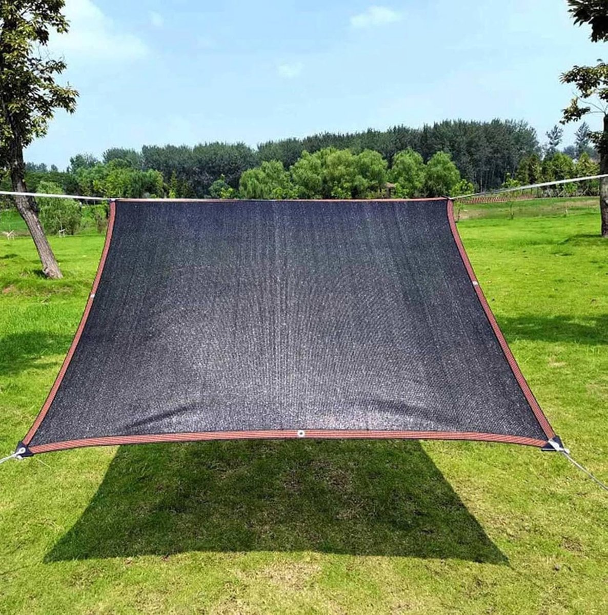 Schaduwdoek Rechthoekig - Pergola Zeil - Terras Overkappen - 90% UV Bescherming - 5 x 6 Me