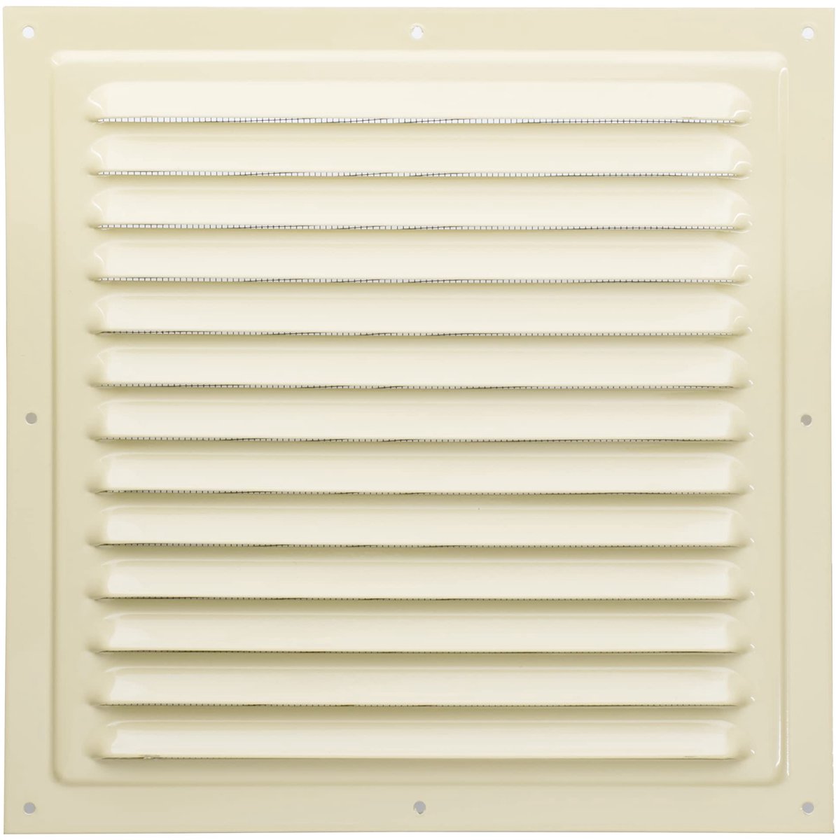 Dailygoods- Ventilatierooster Metalen - 25 x 25 cm - Insectennet - Afsluitbaar - Diverse Kleuren - Duurzaam